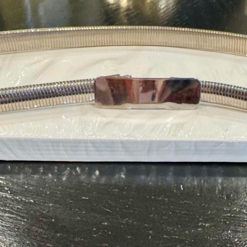 Women's Vintage Silver and Gold Belt